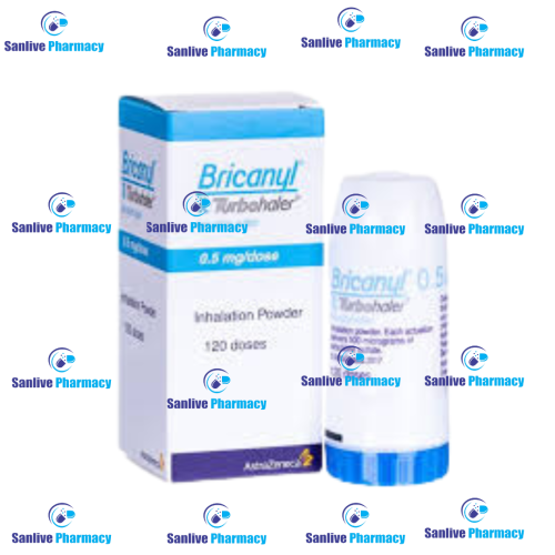 Bricanyl Turbohaler 0.5mg/dose Inhalation powder (120 Doses)